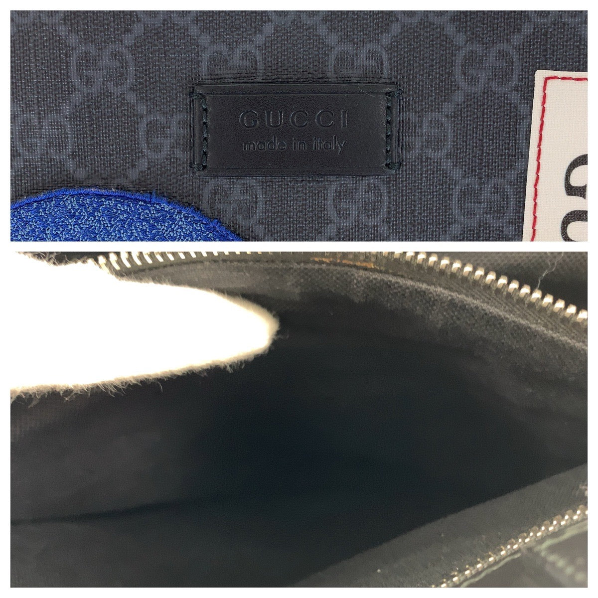 15103
GUCCI グッチ シェリーライン クーリエ ワッペン 刺繍 ブラック 黒 マルチカラー シルバー金具 GGスプリームキャンバス / レザー 495559 トートバッグ ショルダーバッグ 2way  メンズ A70