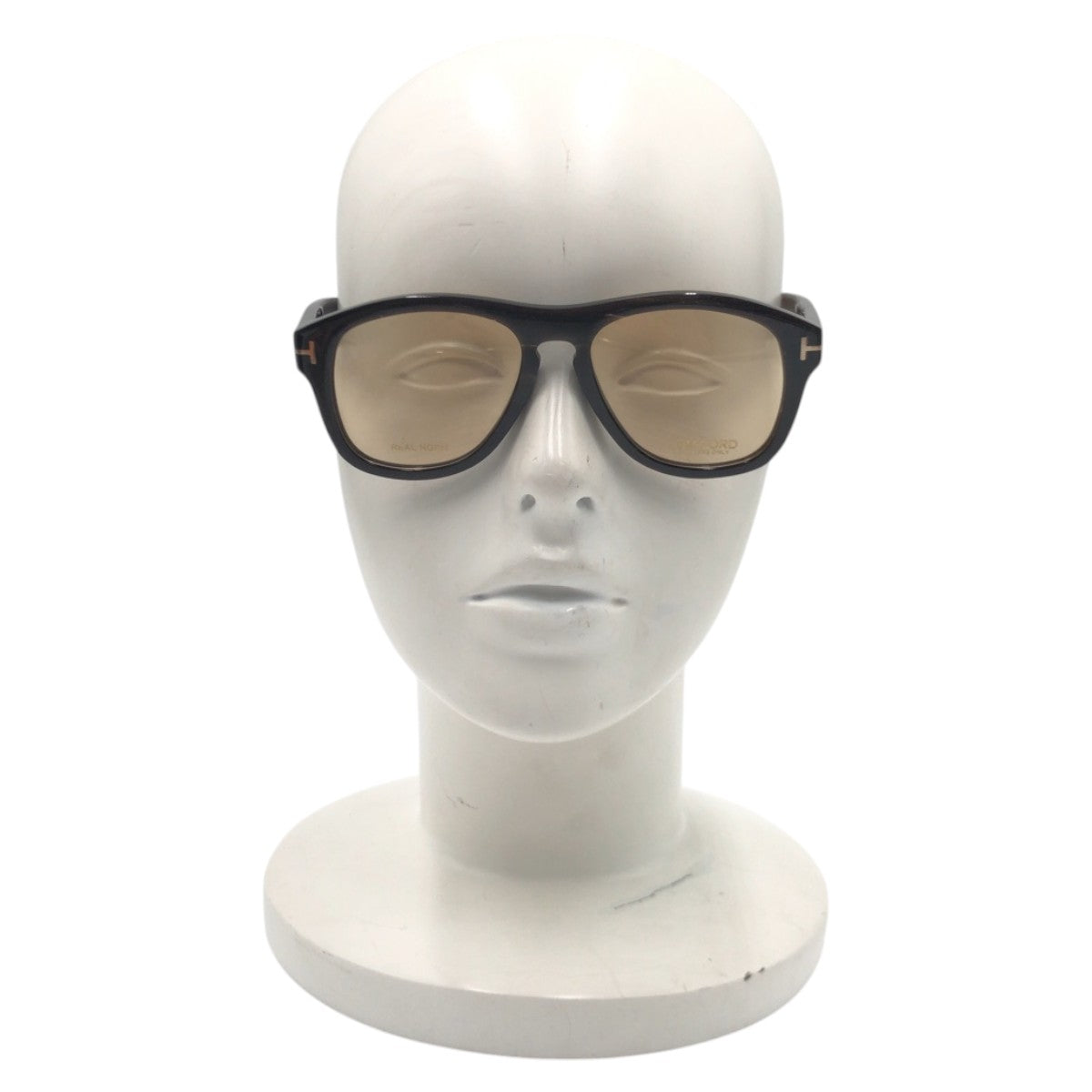 15106
TOM FORD トムフォード ブラウン プラスチック TOM.N7 64F 52◻︎16 145 サングラス ティアドロップ  メンズ