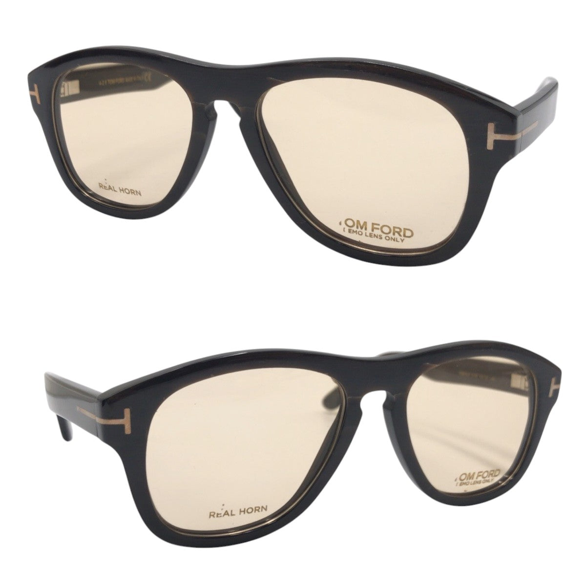15106
TOM FORD トムフォード ブラウン プラスチック TOM.N7 64F 52◻︎16 145 サングラス ティアドロップ  メンズ