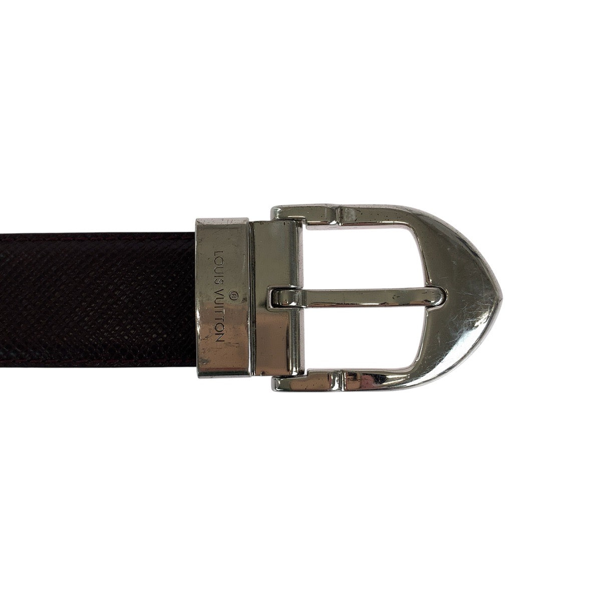 15113
LOUIS VUITTON ルイヴィトン タイガ サンチュール クラシック 110cm/44インチ パープル シルバー金具 レザー M6843 ベルト  メンズ