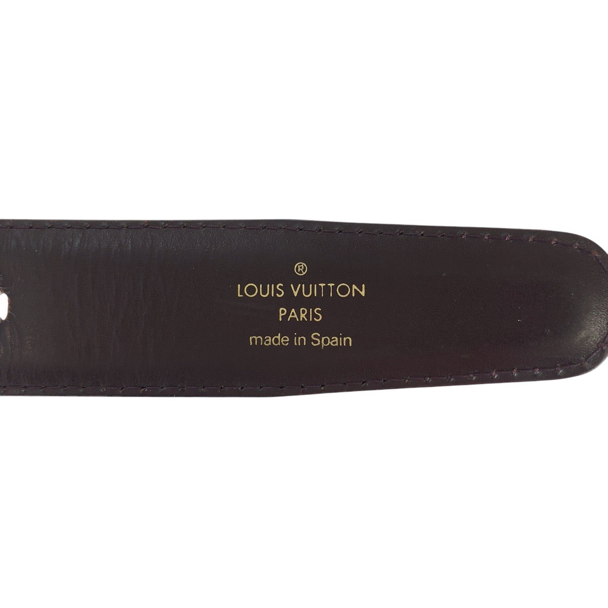 15113
LOUIS VUITTON ルイヴィトン タイガ サンチュール クラシック 110cm/44インチ パープル シルバー金具 レザー M6843 ベルト  メンズ
