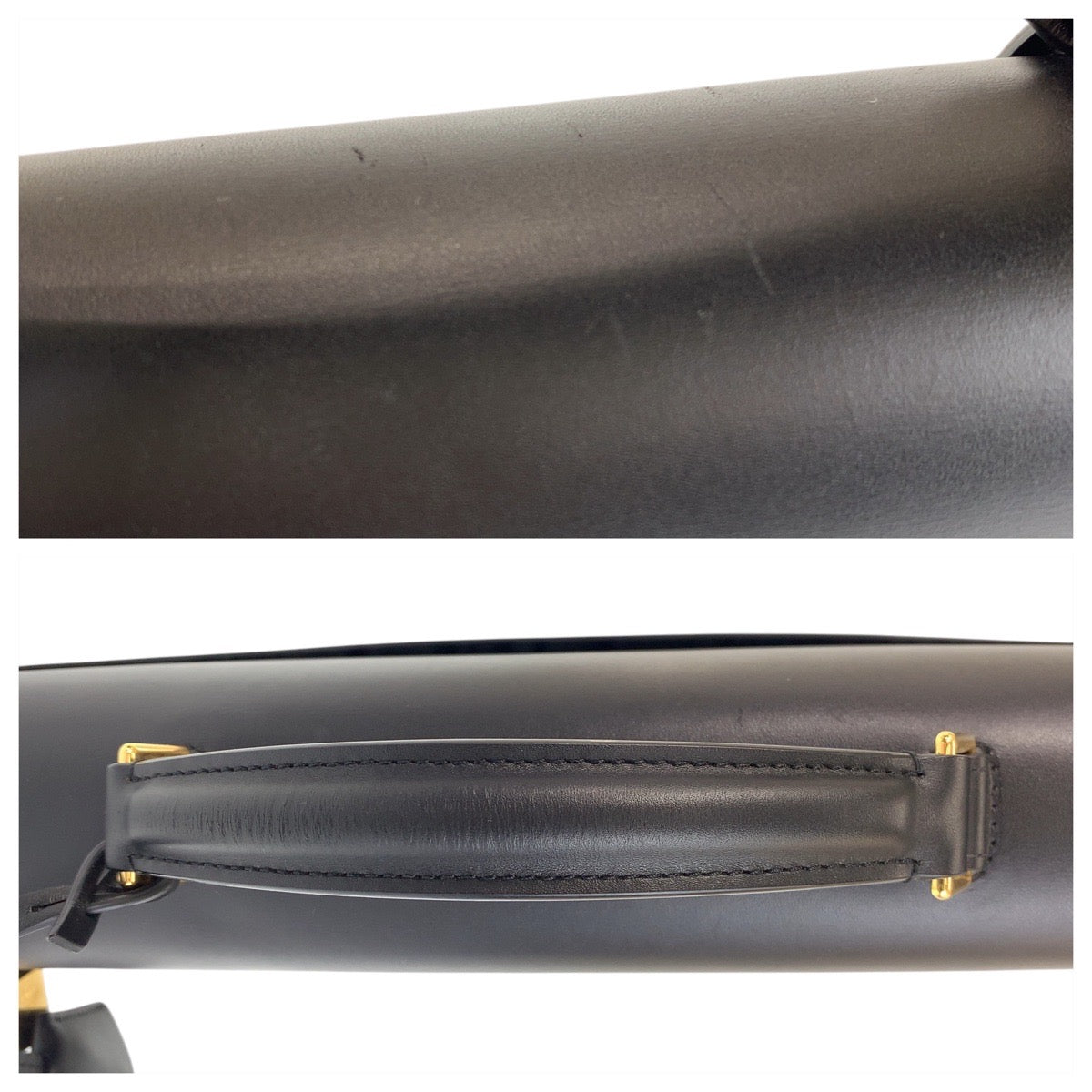 15128
CELINE セリーヌ レオパード ヒョウ柄 ブラック 黒 ブラウン ゴールド金具 レザー / ハラコ ビジネスバッグ ブリーフケース 2way  メンズ