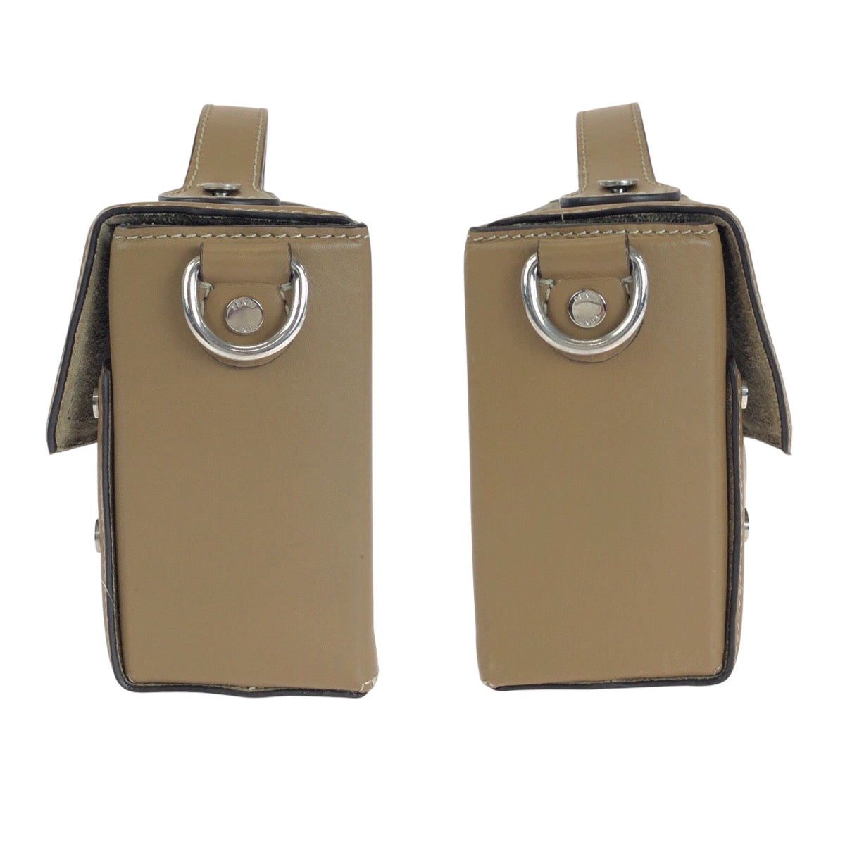 15130
FENDI フェンディ ズッカ ソフトトランクバケット ブラウン シルバー金具 キャンバス / レザー 9VA565 AEBV ショルダーバッグ ハンドバッグ 2way  レディース