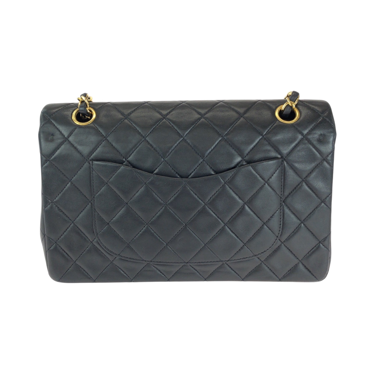 15133
CHANEL シャネル マトラッセ ダブルフラップ ココマーク ターンロック ブラック 黒 ゴールド金具 ラムスキン チェーンショルダーバッグ  レディース