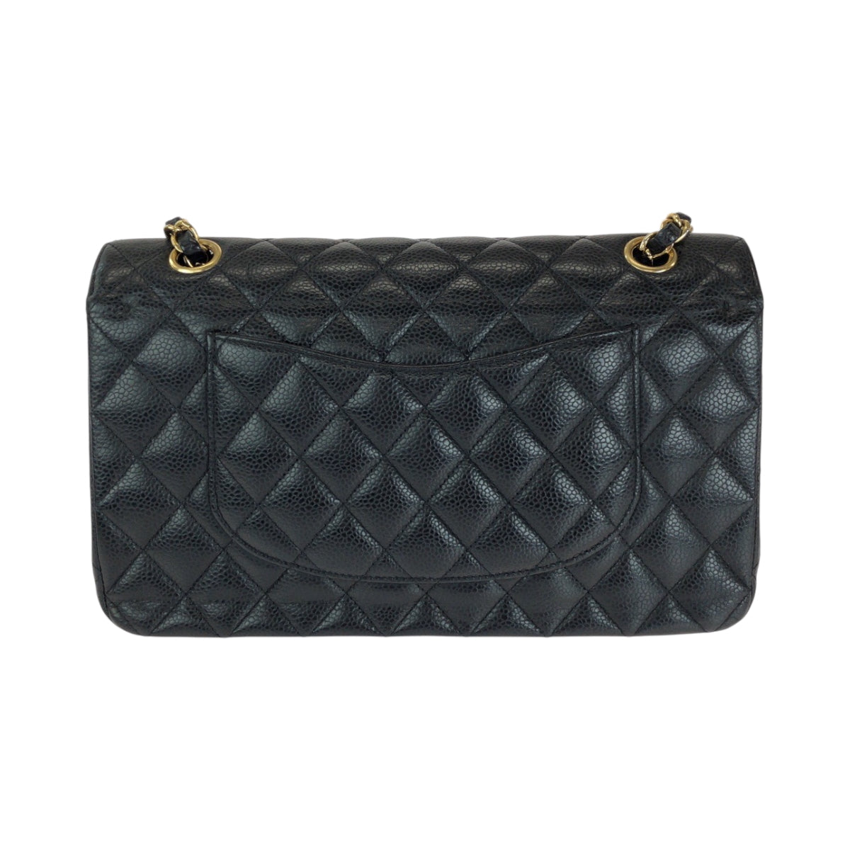 15134
CHANEL シャネル マトラッセ ダブルフラップ ココマーク ターンロック ブラック 黒 ゴールド金具 キャビアスキン チェーンショルダーバッグ  レディース A880