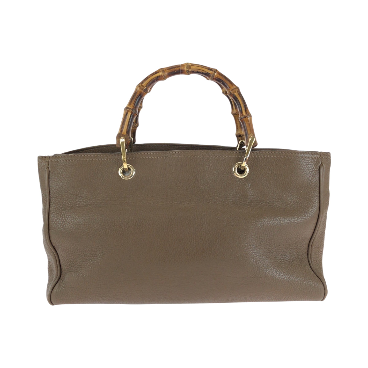 15139
GUCCI グッチ バンブー ブラウン ゴールド金具 レザー 323660 ハンドバッグ トートバッグ  レディース
