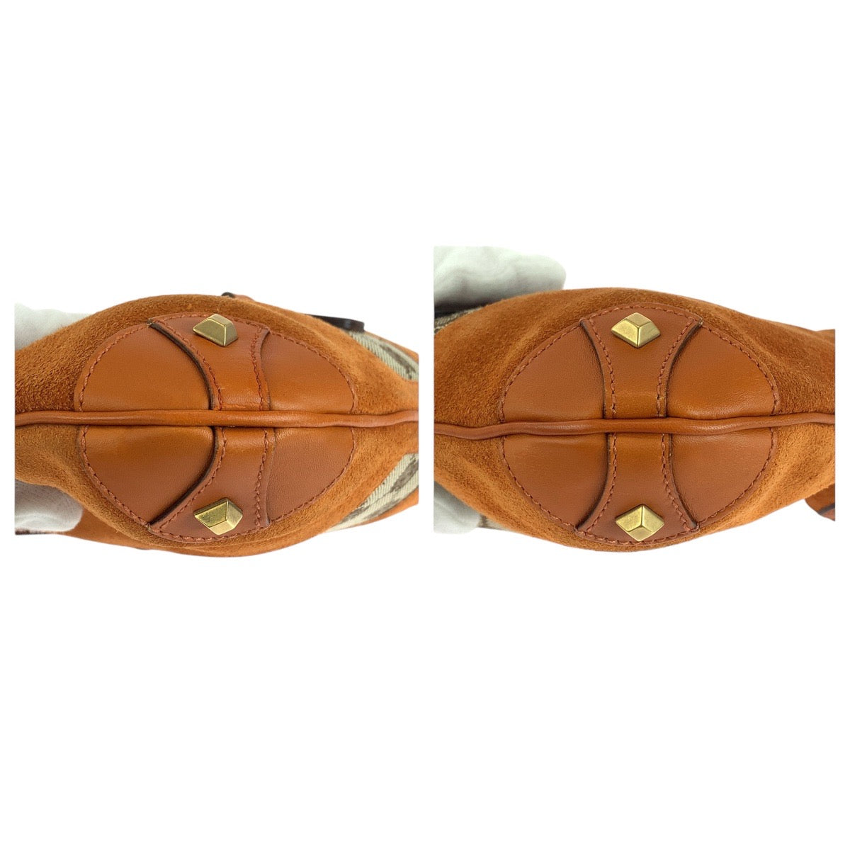 15140
GUCCI グッチ ジャッキー オレンジ ゴールド金具 GGキャンバス / スウェード / レザー 120885 ハンドバッグ ショルダーバッグ  レディース