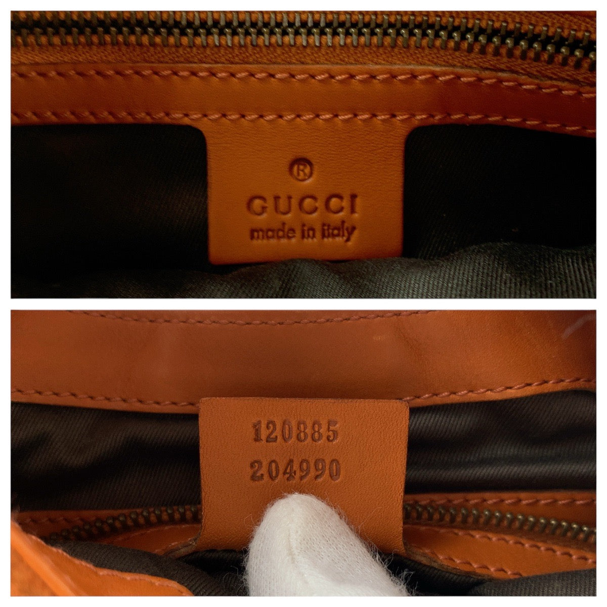 15140
GUCCI グッチ ジャッキー オレンジ ゴールド金具 GGキャンバス / スウェード / レザー 120885 ハンドバッグ ショルダーバッグ  レディース