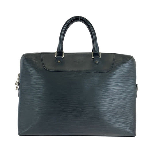 15164
LOUIS VUITTON ルイヴィトン エピ ポルト ドキュマン ジュール ブラック 黒 シルバー金具 レザー M50163 ビジネスバッグ ブリーフケース  メンズ ABP60