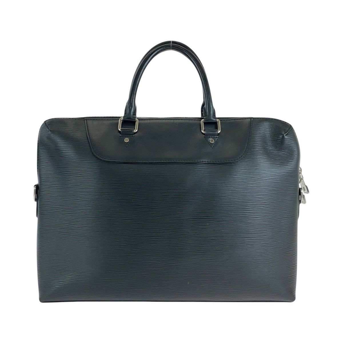15164
LOUIS VUITTON ルイヴィトン エピ ポルト ドキュマン ジュール ブラック 黒 シルバー金具 レザー M50163 ビジネスバッグ ブリーフケース  メンズ ABP60