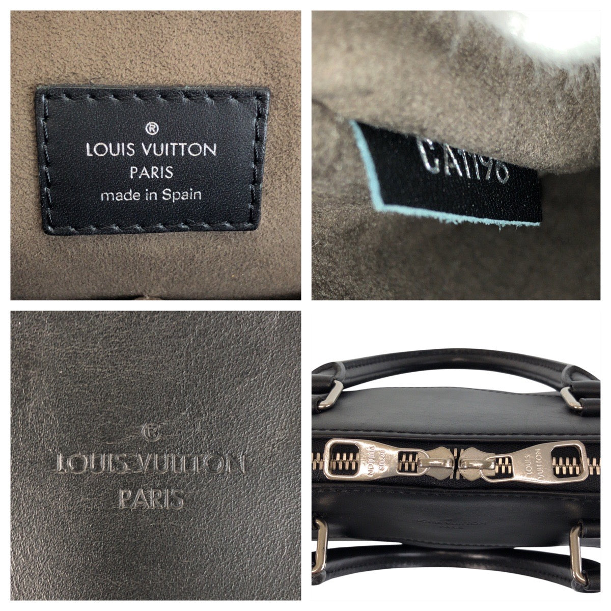 15164
LOUIS VUITTON ルイヴィトン エピ ポルト ドキュマン ジュール ブラック 黒 シルバー金具 レザー M50163 ビジネスバッグ ブリーフケース  メンズ ABP60
