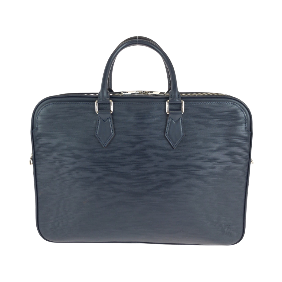 15165
LOUIS VUITTON ルイヴィトン エピ ダンディ ネイビー シルバー金具 エピレザー M54405 ビジネスバッグ ハンドバッグ  メンズ