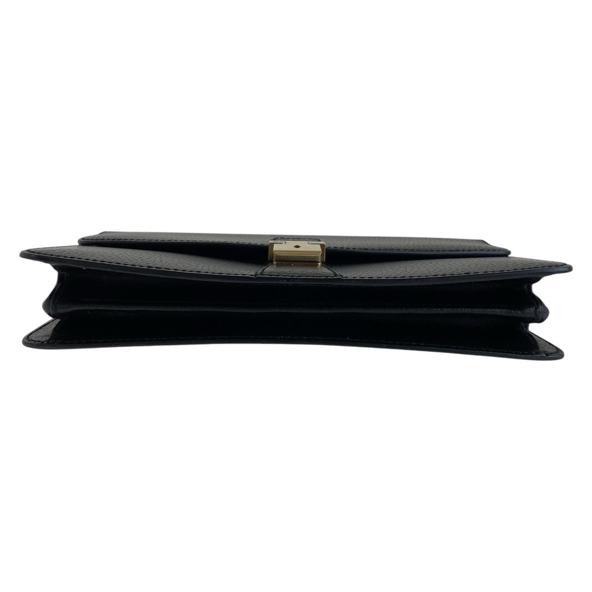 15166
Salvatore Ferragamo サルヴァトーレフェラガモ ブラック 黒 ゴールド金具 レザー セカンドバッグ クラッチバッグ  メンズ