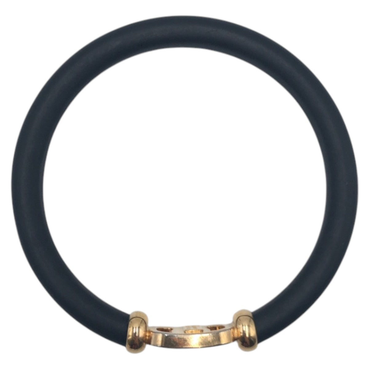 15173
Salvatore Ferragamo サルヴァトーレフェラガモ ブラック 黒 ゴールド プラスチック / メタル ブレスレット バングル  レディース