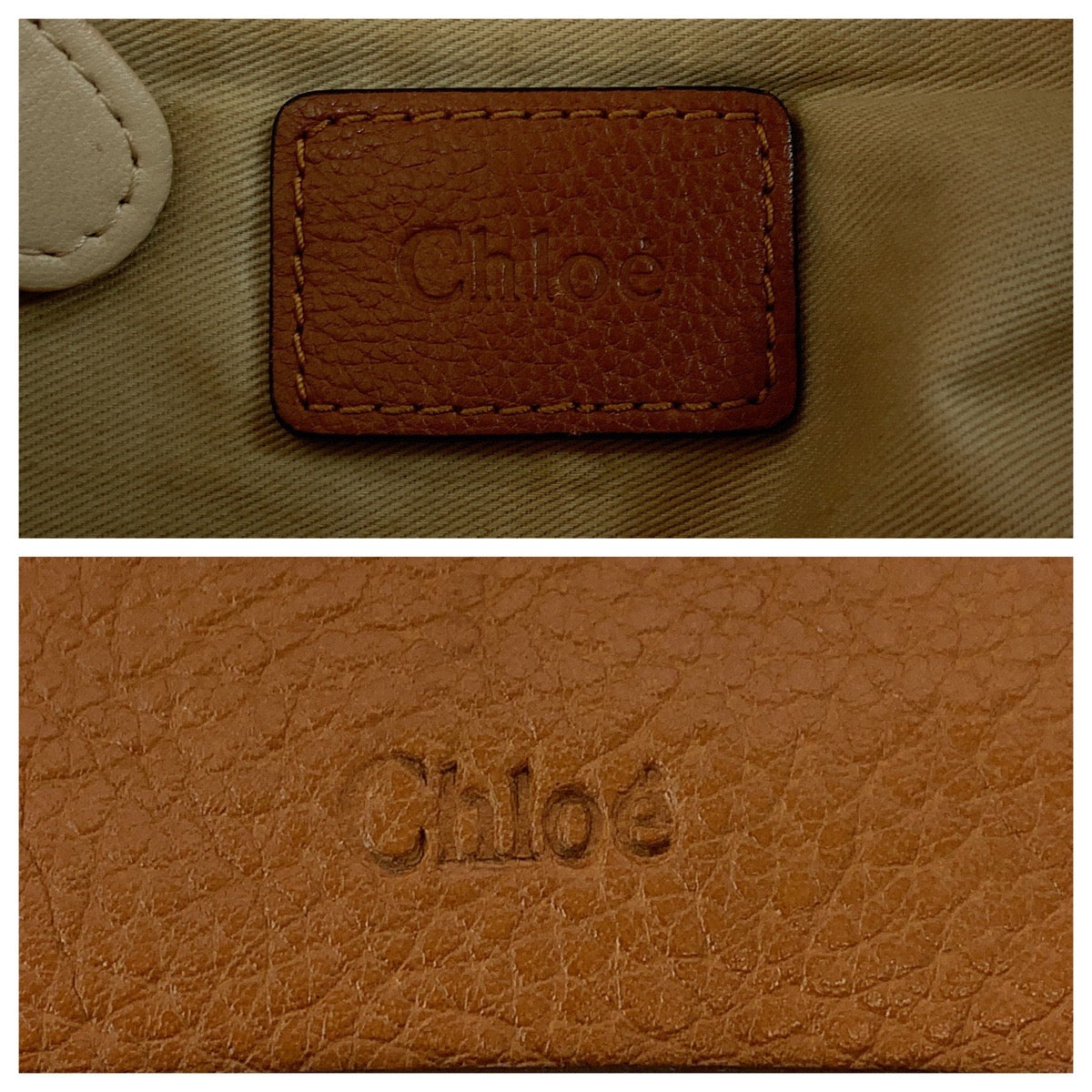 15175
Chloe クロエ パラティ ブラウン ゴールド金具 レザー ショルダーバッグ ハンドバッグ  2way  レディース