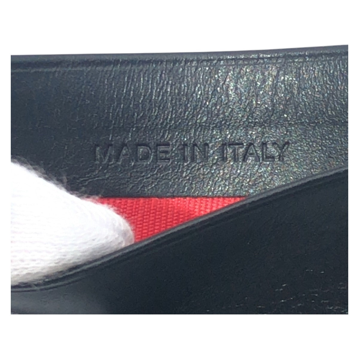 15196
Christian Louboutin クリスチャンルブタン スタッズ ブラック 黒 レザー カードケース 名刺入れ  メンズ
