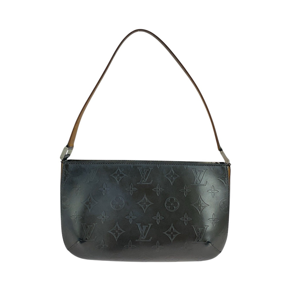 15198
LOUIS VUITTON ルイ ヴィトン モノグラムマット ファウラー グレー シルバー金具 レザー M55145 ショルダーバッグ アクセサリーポーチ  レディース