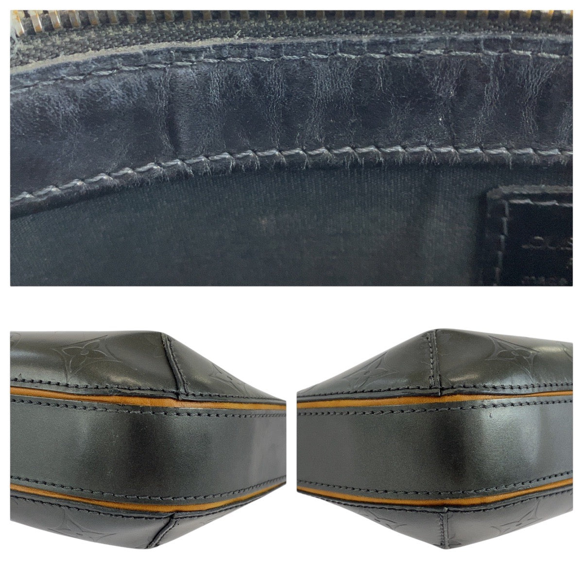 15198
LOUIS VUITTON ルイ ヴィトン モノグラムマット ファウラー グレー シルバー金具 レザー M55145 ショルダーバッグ アクセサリーポーチ  レディース