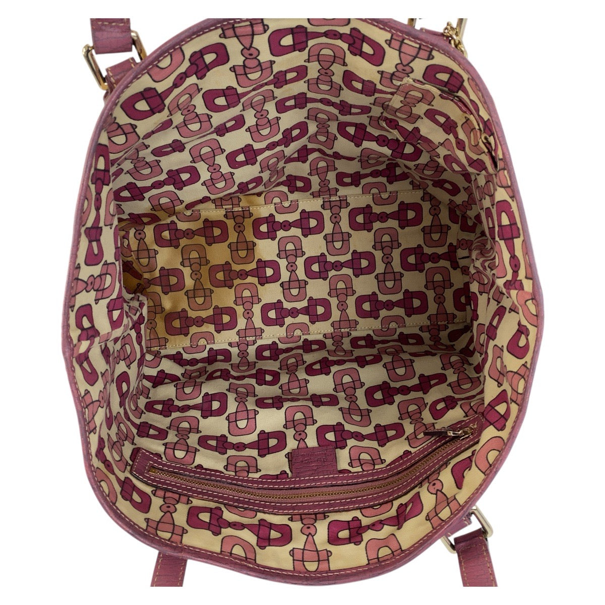 15204
GUCCI グッチ シェリーライン ベージュ ピンク ゴールド金具 GGキャンバス 139260 トートバッグ ショルダーバッグ  レディース