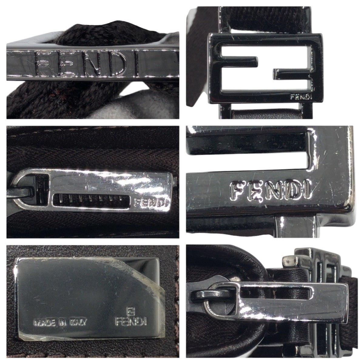 15209
FENDI フェンディ ヴィンテージ ズッキーノ ブラウン キャンバス 2305 8BT079 JQ4 049 ショルダーバック ポシェット 男女兼用 レディース A40
