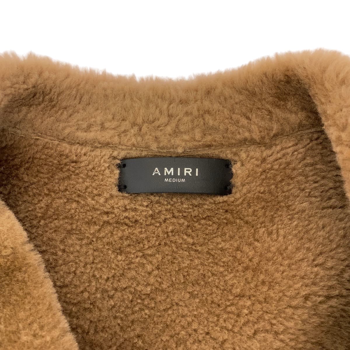 15217
AMIRI アミリ シープムートンレザーライダース サイズ38 ブラウン シルバー金具 ムートン MOBIK SHR ライダースジャケット ムートンジャケット  レディース A65