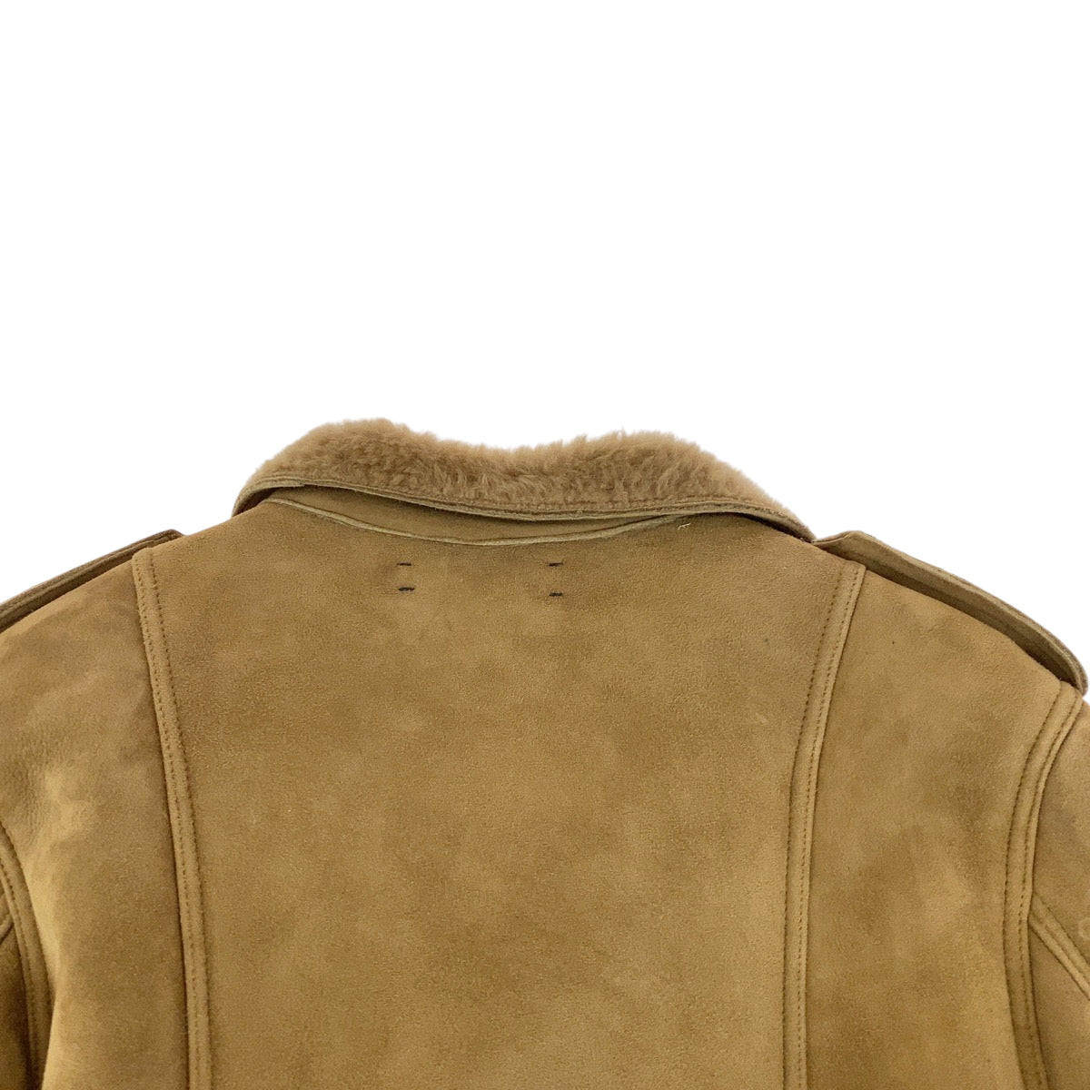 15217
AMIRI アミリ シープムートンレザーライダース サイズ38 ブラウン シルバー金具 ムートン MOBIK SHR ライダースジャケット ムートンジャケット  レディース A65