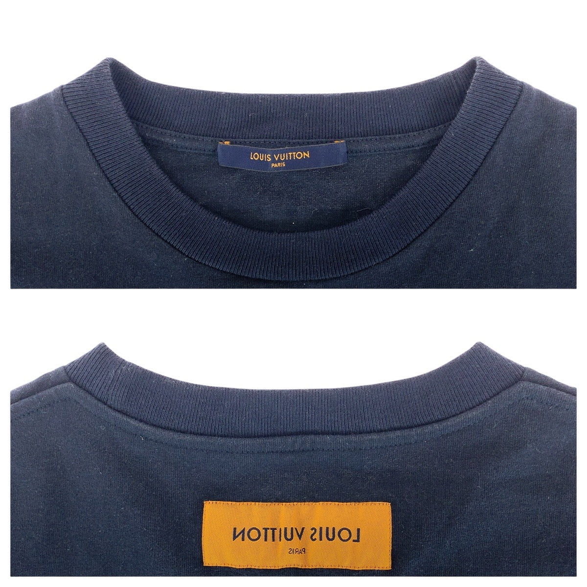 15224
LOUIS VUITTON ルイヴィトン LVロゴ フラワー 刺繍 サイズS コットン RM202 NPL HJY68W 半袖Ｔシャツ クルーネック  メンズ