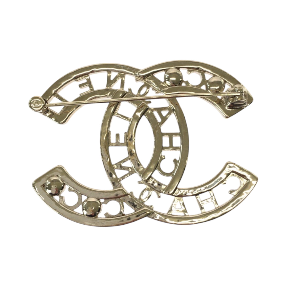 15226
CHANEL シャネル 22AW ココマーク フェイクパール ゴールド メタル / フェイクパール ブローチ  レディース AB55