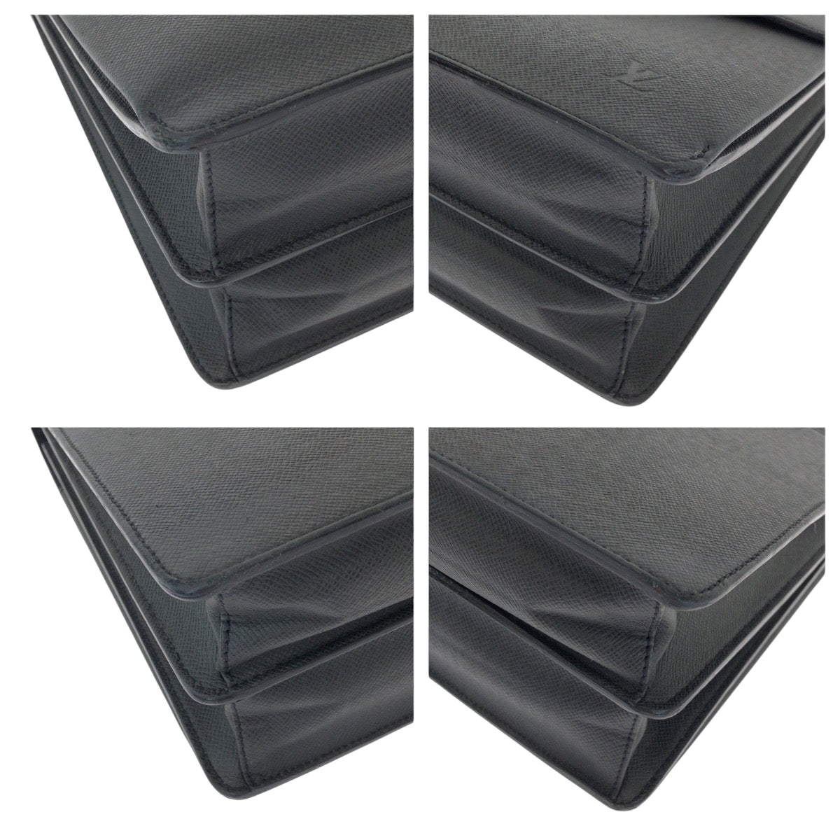 15228
LOUIS VUITTON ルイヴィトン タイガ ロブスト1 アルドワーズ ブラック 黒 シルバー金具 タイガ M31052 ビジネスバッグ ハンドバッグ  メンズ