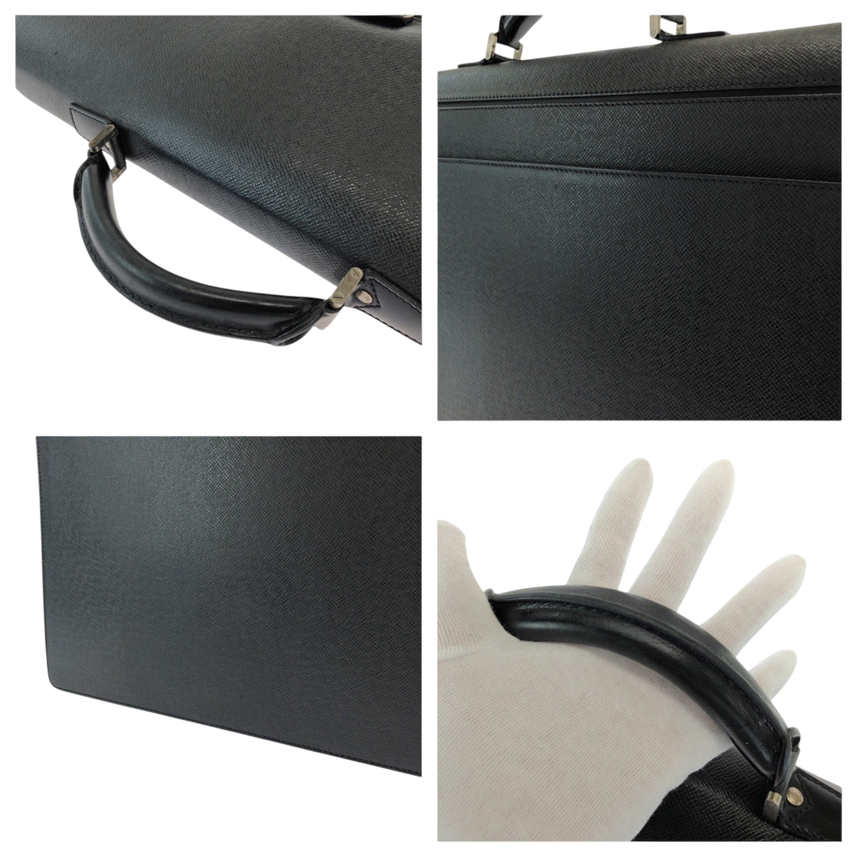 15228
LOUIS VUITTON ルイヴィトン タイガ ロブスト1 アルドワーズ ブラック 黒 シルバー金具 タイガ M31052 ビジネスバッグ ハンドバッグ  メンズ