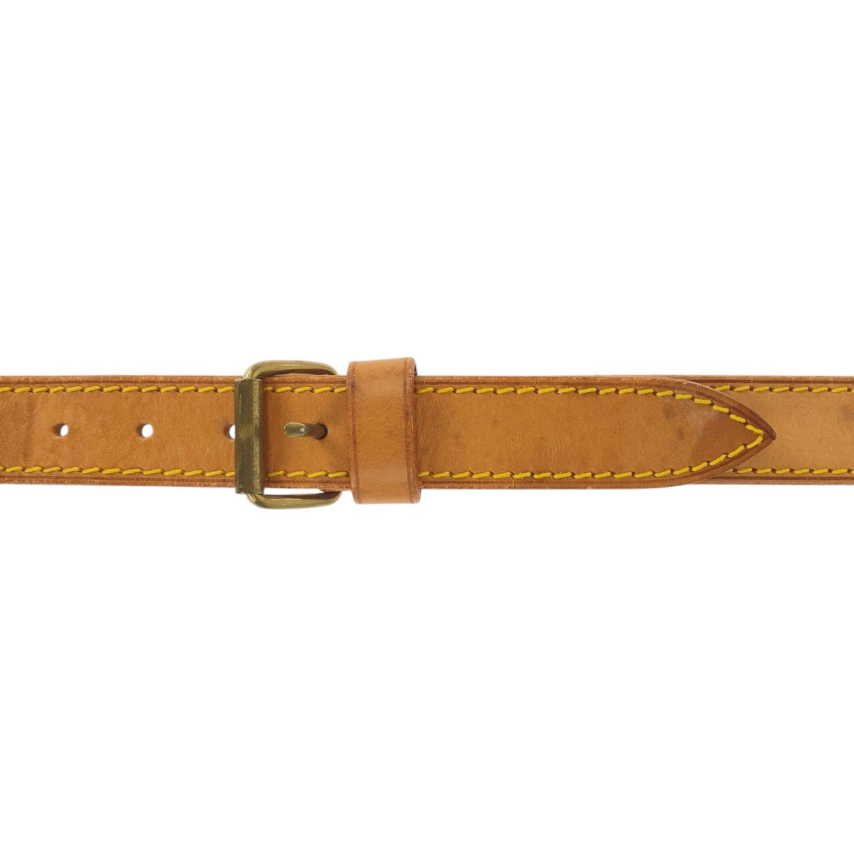 15229
LOUIS VUITTON ルイヴィトン ヌメ革 ショルダーストラップのみ ブラウン ゴールド金具 レザー ショルダーバッグ  レディース