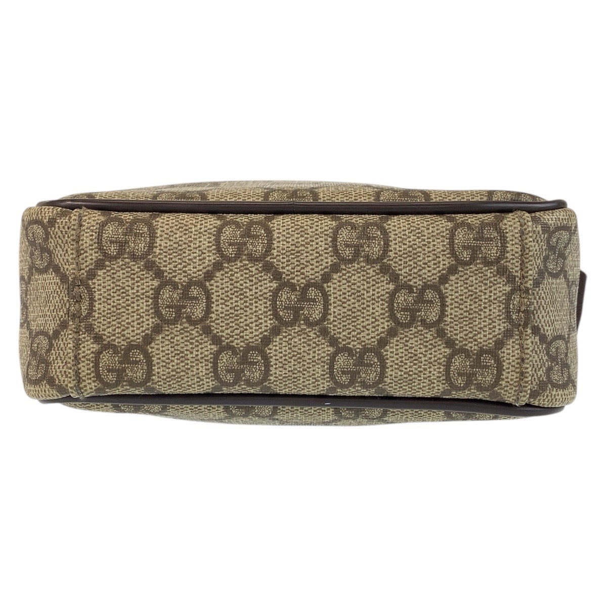 15236
GUCCI グッチ ベージュ ブラウン GGスプリームキャンバス / レザー 101680 ショルダーバッグ ポシェット  レディース ABP23