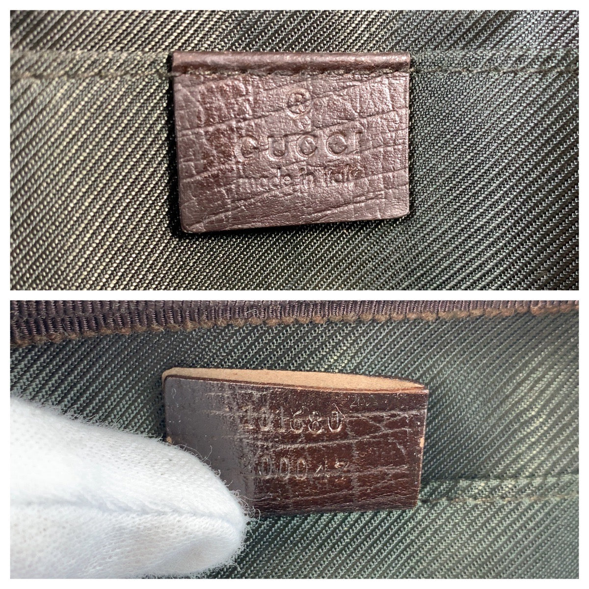 15236
GUCCI グッチ ベージュ ブラウン GGスプリームキャンバス / レザー 101680 ショルダーバッグ ポシェット  レディース ABP23