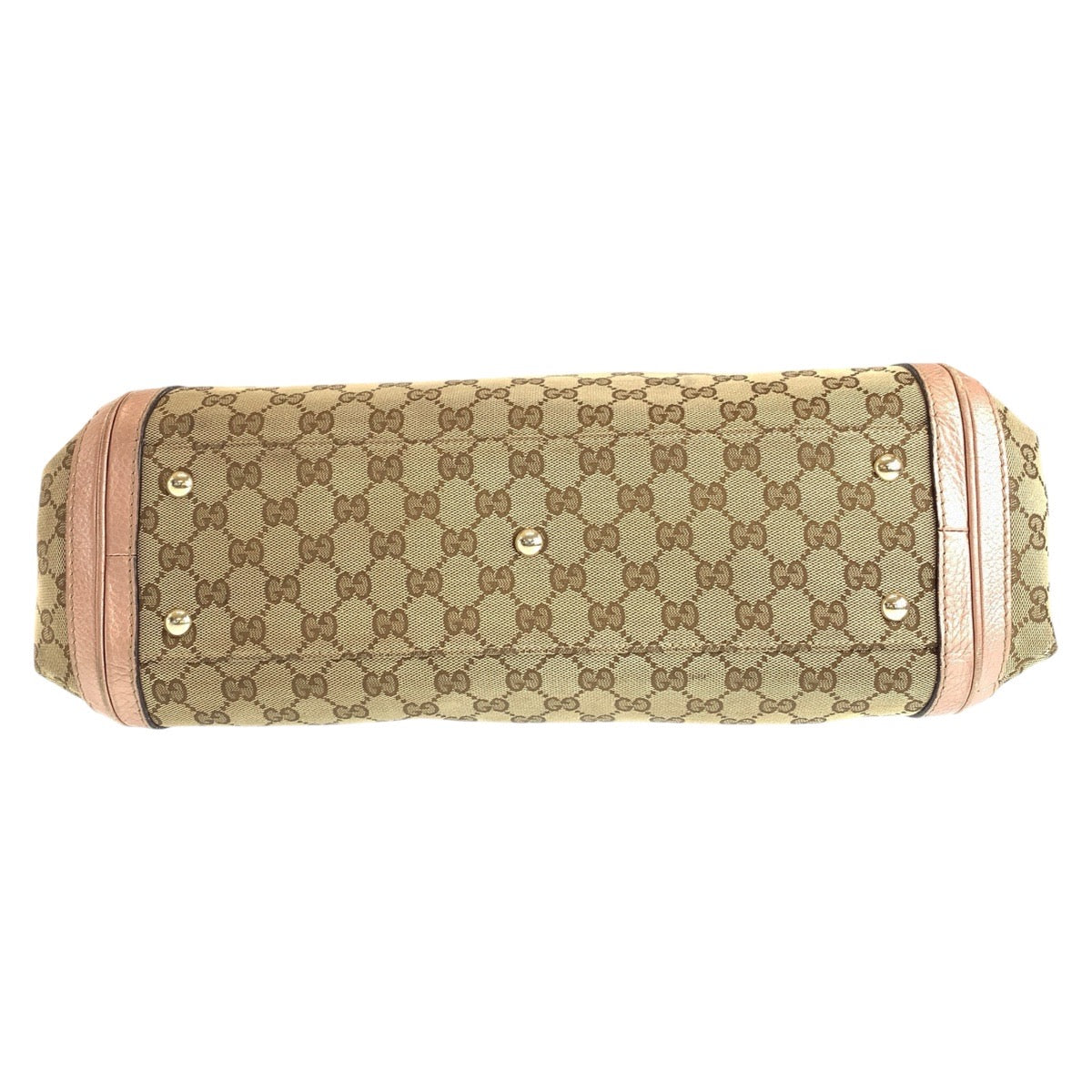 15241
GUCCI グッチ ベージュ ピンク ゴールド金具 GGキャンバス / レザー 259946 トートバッグ ショルダーバッグ  レディース