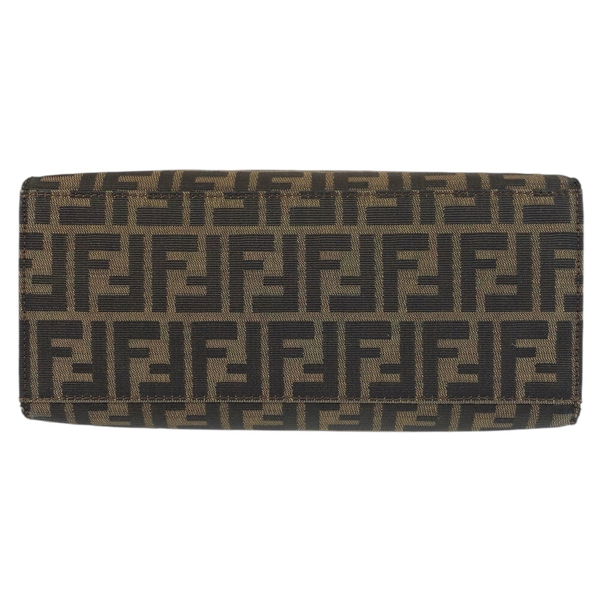 15253
FENDI フェンディ ズッカ ブラウン シルバー金具 キャンバス / レザー トートバッグ ショルダーバッグ  レディース ABP32
