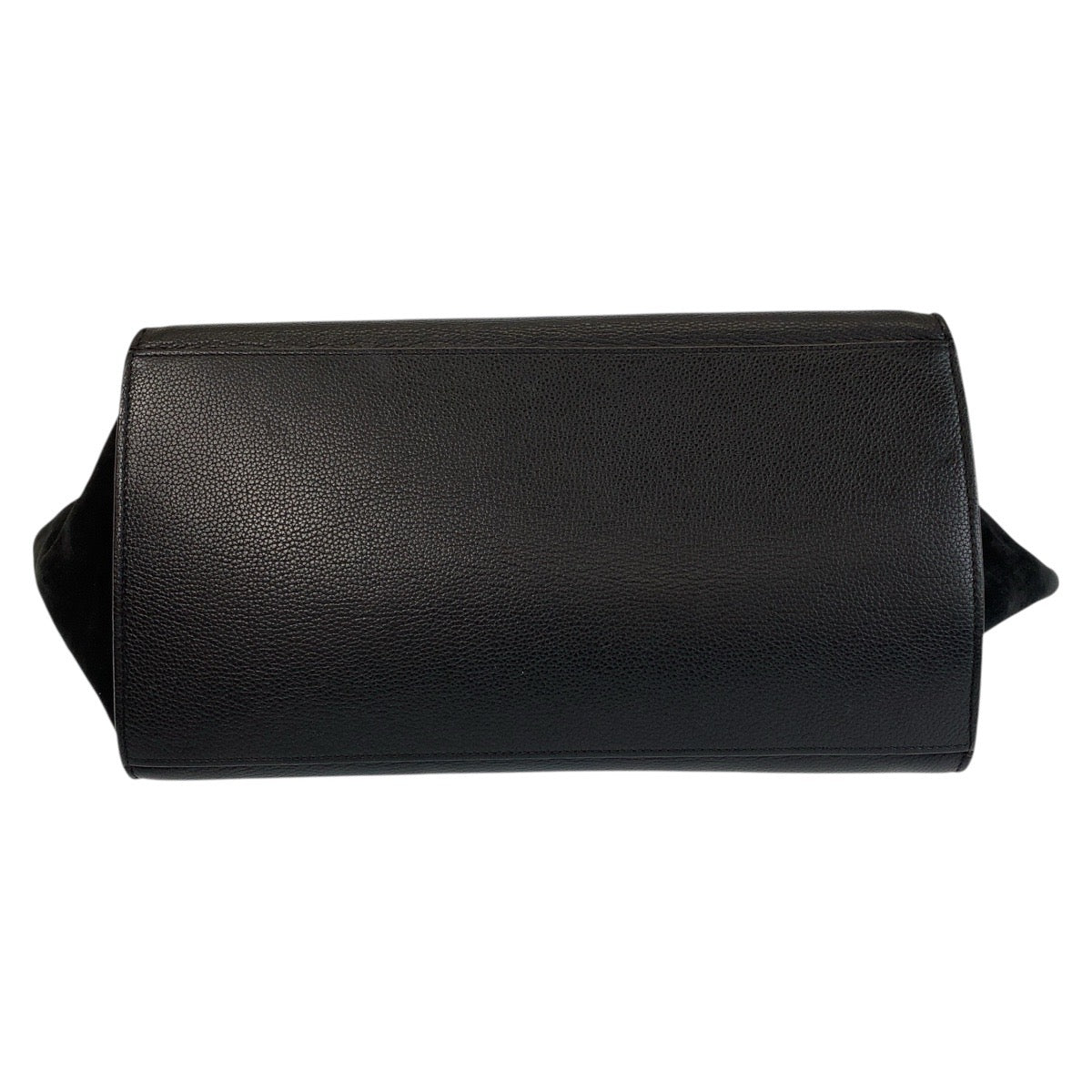 15256
CELINE セリーヌ トラペーズ ブラック 黒 レザー / スウェード ハンドバッグ  レディース