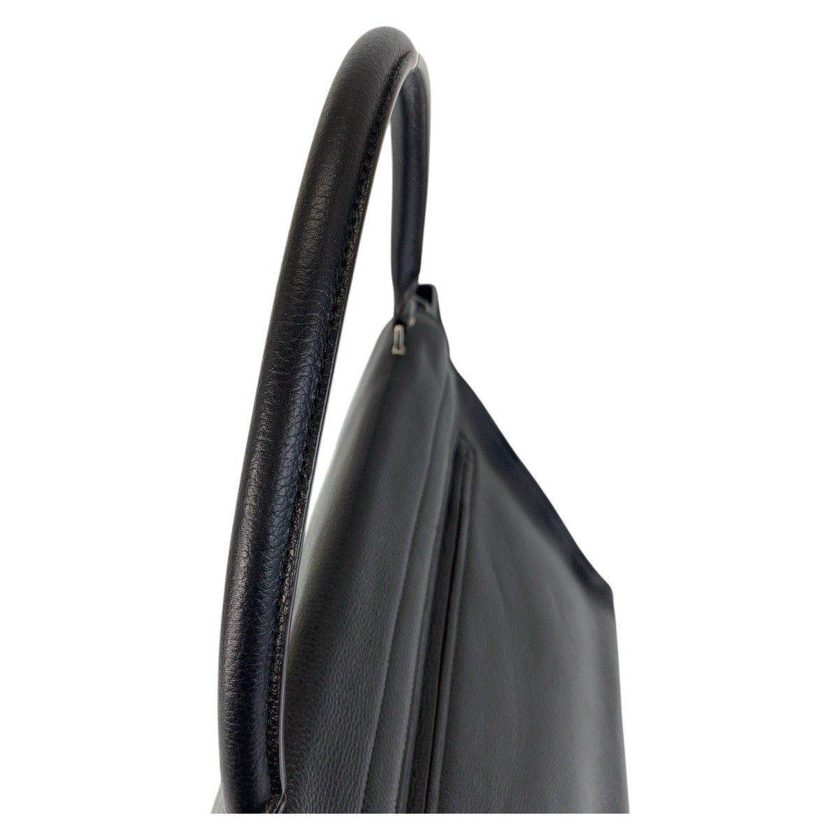 15256
CELINE セリーヌ トラペーズ ブラック 黒 レザー / スウェード ハンドバッグ  レディース