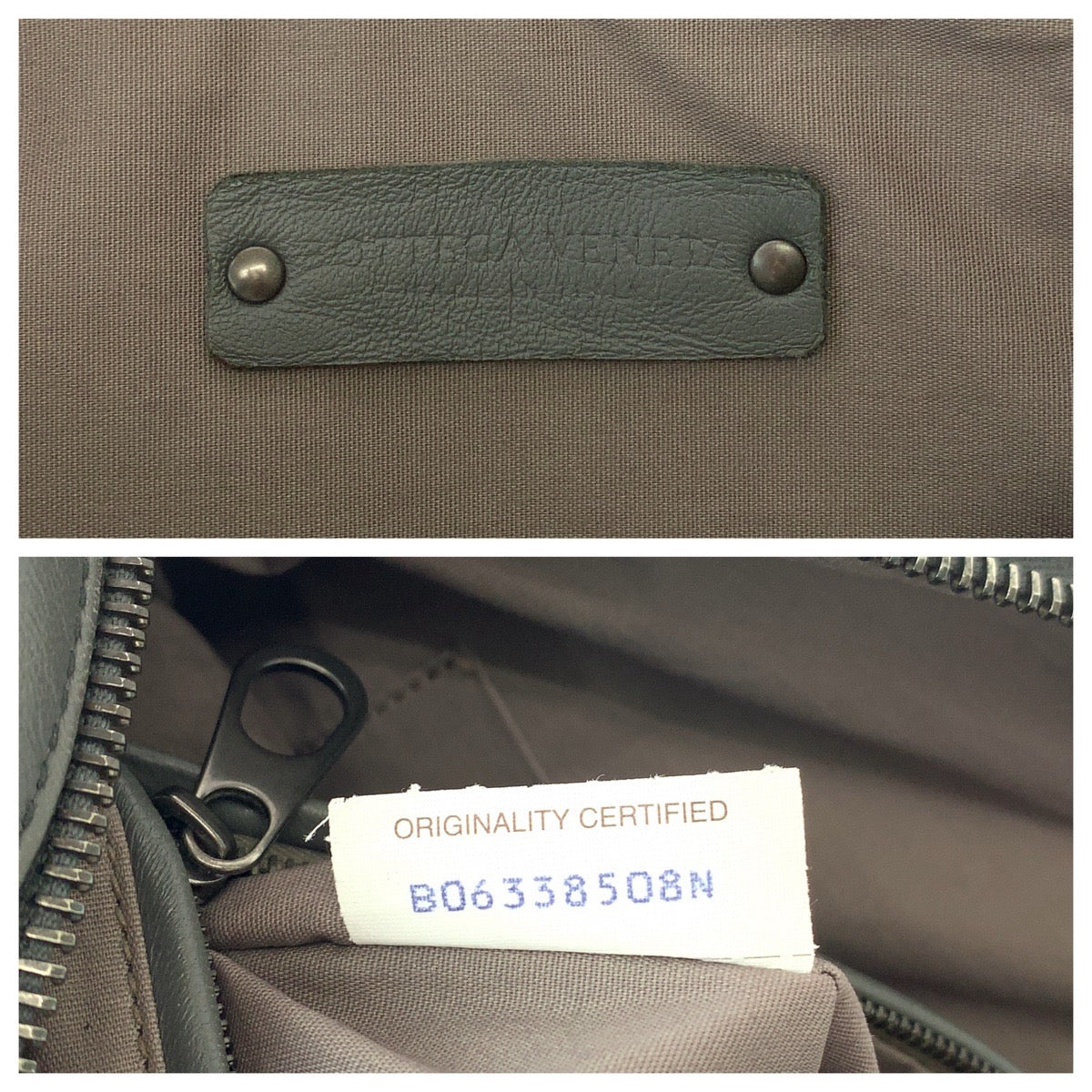 15263
BOTTEGAVENETA ボッテガヴェネタ イントレチャート グレー ブラック 黒 レザー BO633808N クラッチバッグ セカンドバッグ  メンズ ABP32