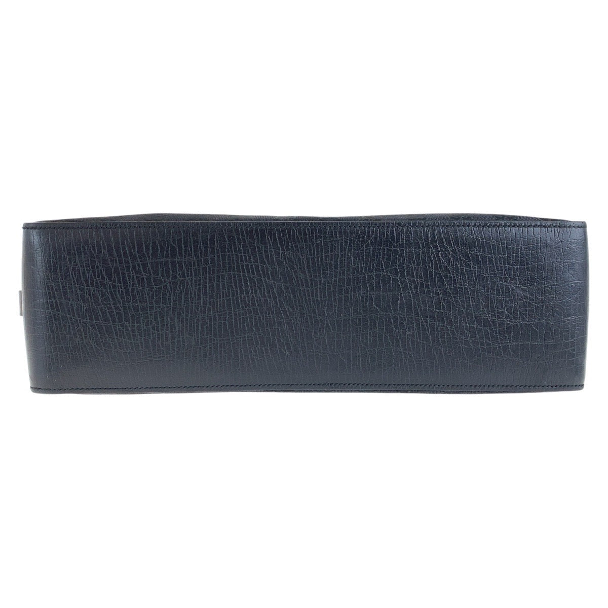 15267
GUCCI グッチ ブラック 黒 シルバー金具 GGキャンバス / レザー 106251 トートバッグ ハンドバッグ  メンズ