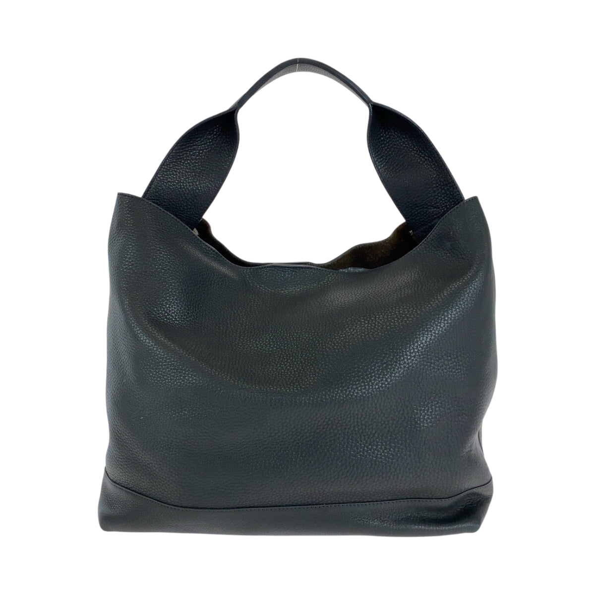15269
MARNI マルニ ホーボー ブラウン ブラック 黒 ゴールド金具 レザー ワンショルダーバッグ 肩掛け  レディース