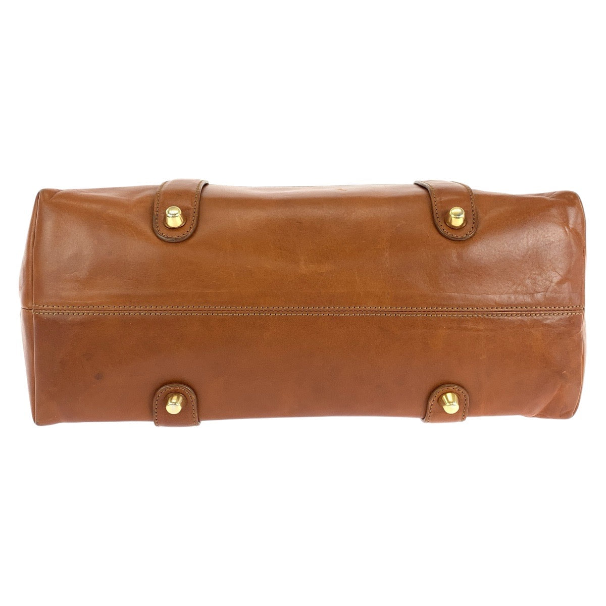 15283
BURBERRY バーバリー チェック柄 ブラウン ゴールド金具 キャンバス / レザー トートバッグ ショルダーバッグ  レディース AB13