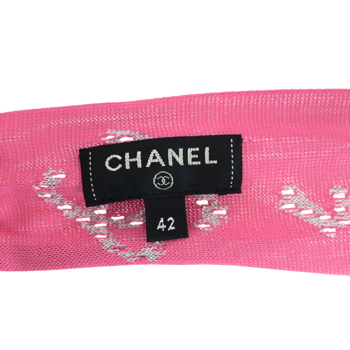 15286
CHANEL シャネル ココマーク サイズ42 ピンク グレー レーヨン P62933K48495 カーディガン ガウンコート  レディース A190