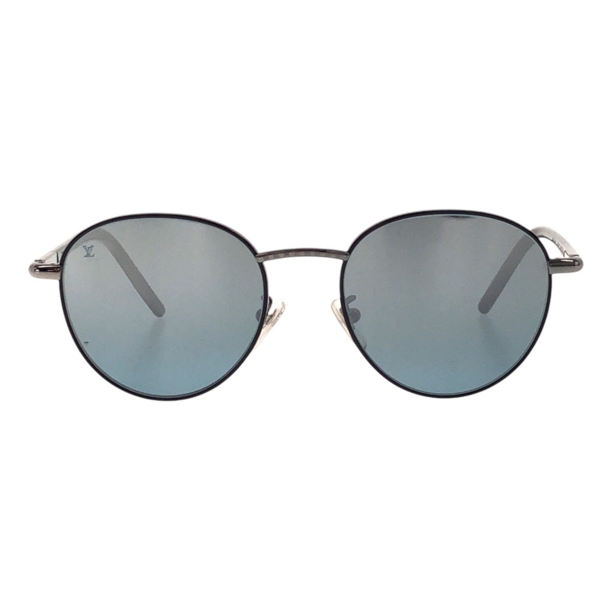 15290
LOUIS VUITTON ルイヴィトン グレー ブラック シルバー金具 メタル / プラスチック Z2331E 91U 51□19 145 サングラス ミラーレンズ ラウンド  メンズ A32