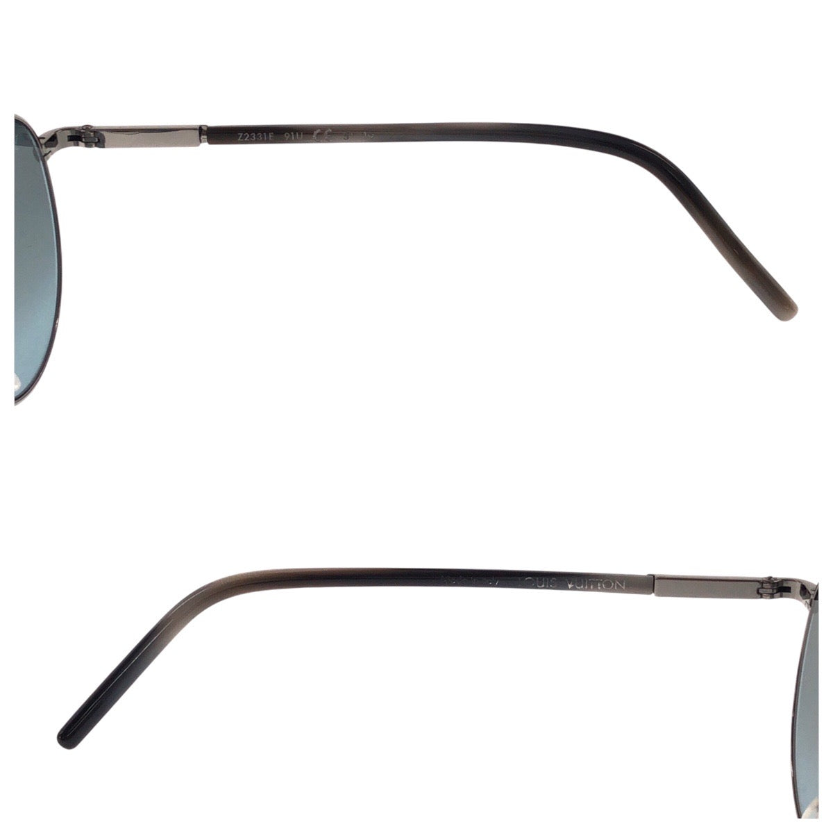 15290
LOUIS VUITTON ルイヴィトン グレー ブラック シルバー金具 メタル / プラスチック Z2331E 91U 51□19 145 サングラス ミラーレンズ ラウンド  メンズ A32