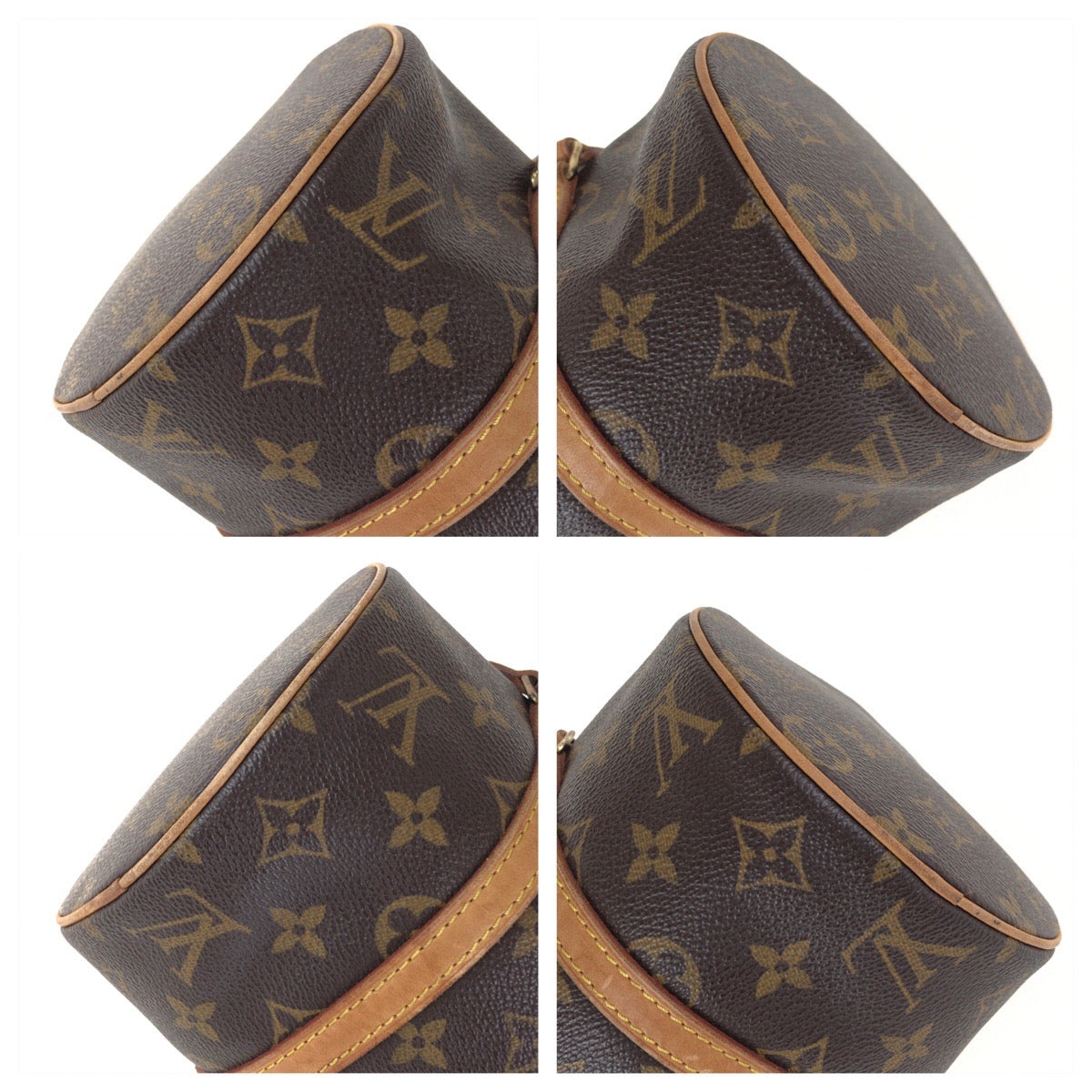 15304
LOUIS VUITTON ルイヴィトン モノグラム パピヨン 26 ブラウン ゴールド金具 PVC / レザー M51386 トートバッグ ミニボストンバッグ  レディース