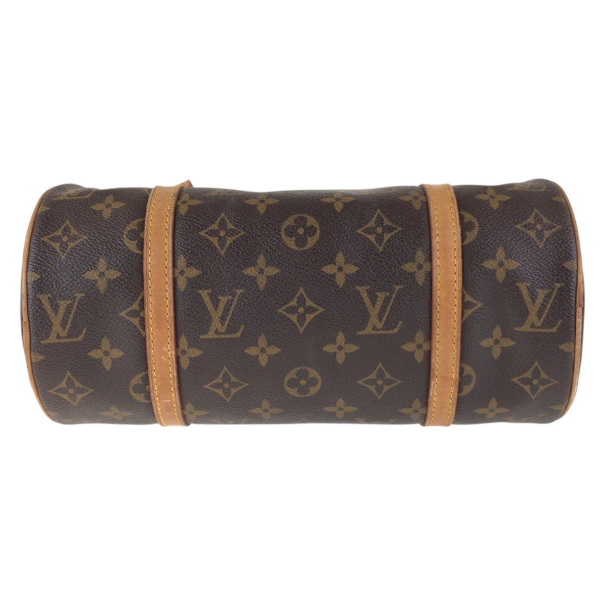 15304
LOUIS VUITTON ルイヴィトン モノグラム パピヨン 26 ブラウン ゴールド金具 PVC / レザー M51386 トートバッグ ミニボストンバッグ  レディース