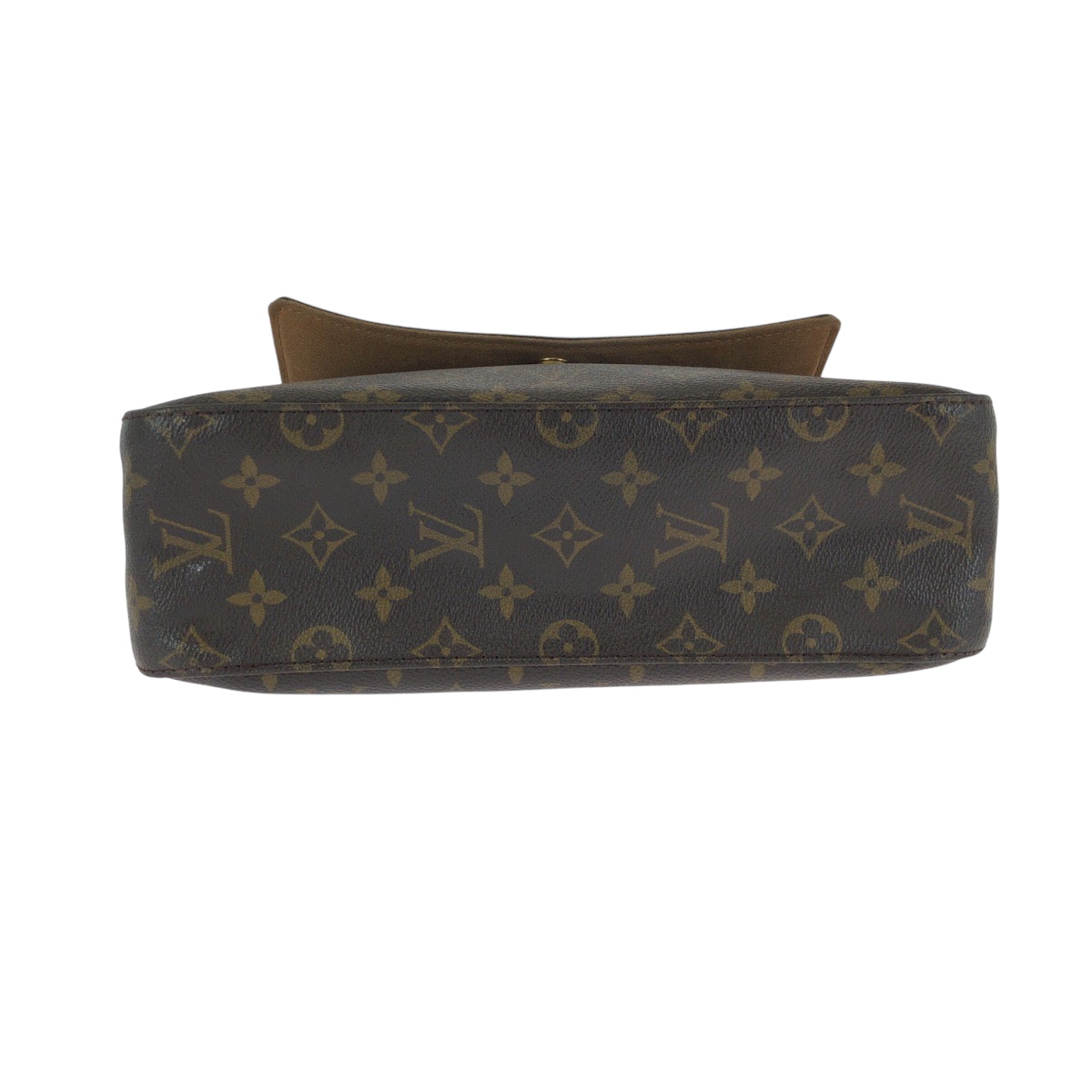 15309
LOUIS VUITTON ルイヴィトン モノグラム ミニルーピング ブラウン ゴールド金具 PVC M51147 ワンショルダーバッグ 肩掛け  レディース