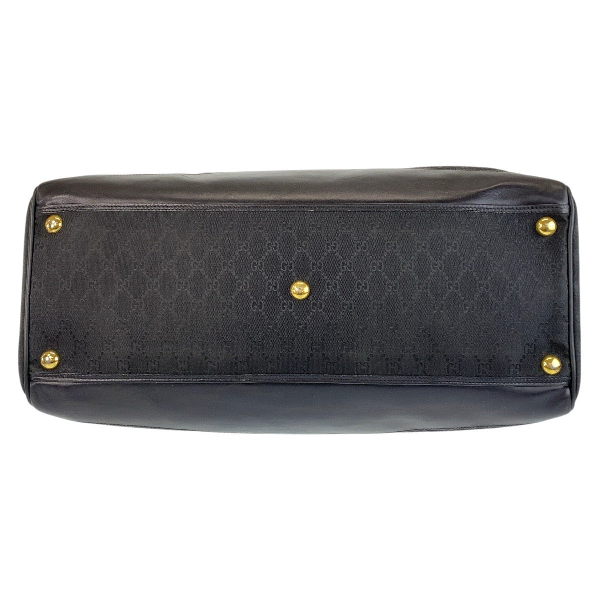 15311
GUCCI グッチ オールドグッチ ブラック 黒 ゴールド金具 GGキャンバス / レザー 012 3656 0 55 ボストンバッグ ショルダーバッグ 2way  メンズ