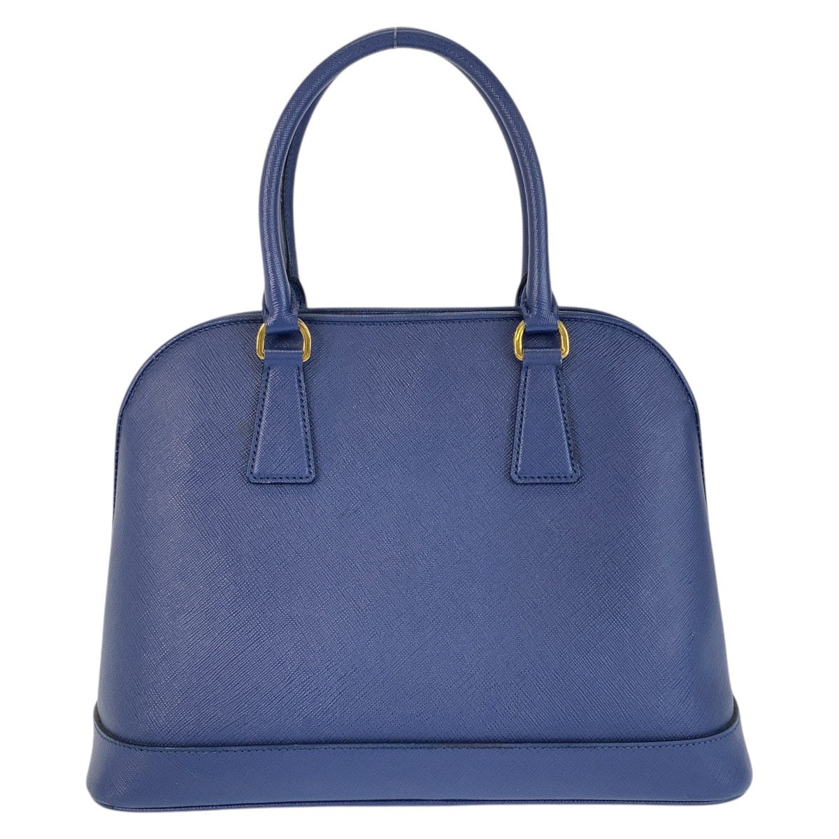 15317
PRADA プラダ サフィアーノ ブルー ゴールド金具 レザー ハンドバッグ ショルダーバッグ 2way  レディース AB56