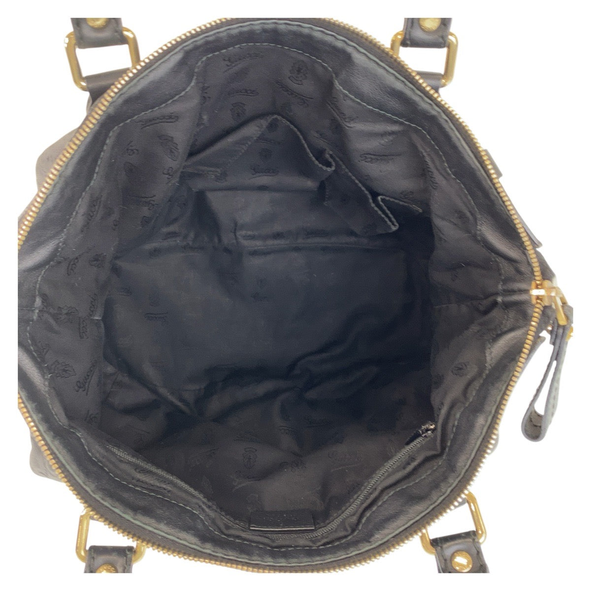 15320
GUCCI グッチ グッチシマ スーキー ブラック 黒 ゴールド金具 レザー 247902 ハンドバッグ ショルダーバッグ 2way  レディース